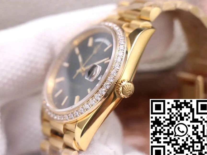 Rolex Factory Day Date EW Yellow Gold Diamond 40MM 0124